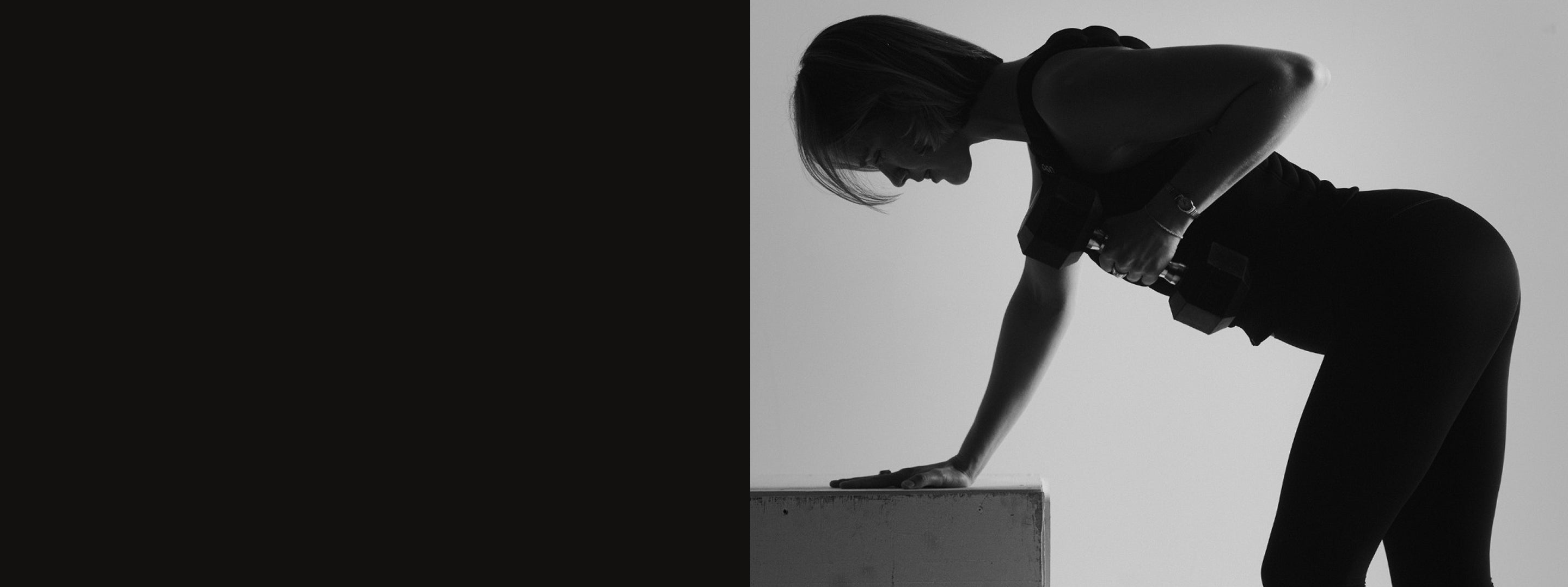 Woman training in the AION Vest